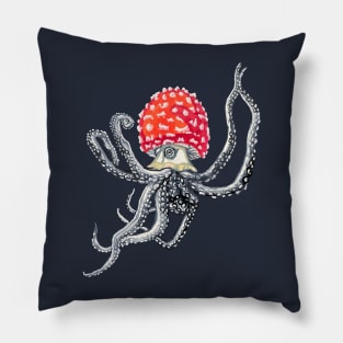 Toadstool Octopus Pillow