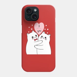 I love you cats Phone Case