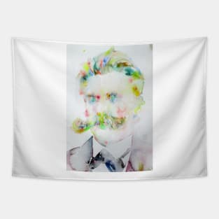 FRIEDRICH NIETZSCHE watercolor portrait .7 Tapestry