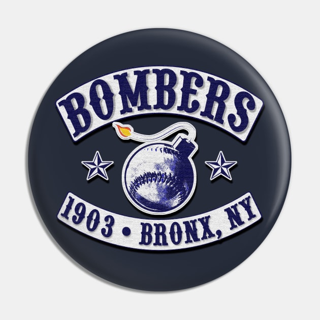 Bronx Bombers MC Pin by PopCultureShirts