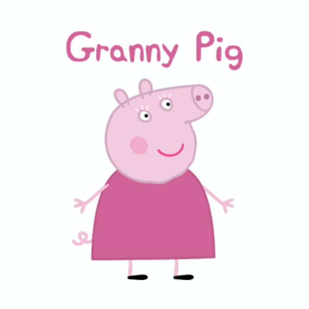 Peppa Pig Granny Pig Peppa Pig Baseball TShirt