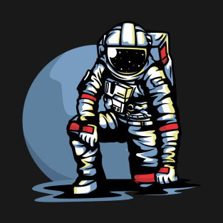 Astronaut In Moon T-Shirt