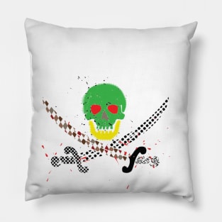 Crazy Skull Pillow