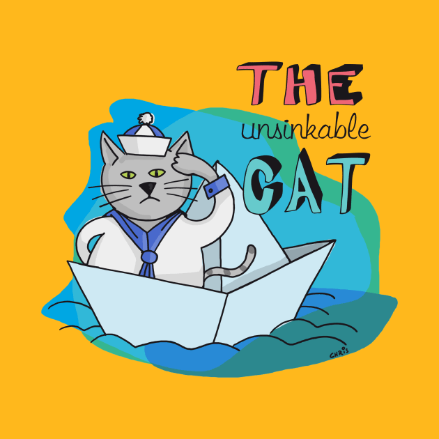 Unsinkable Cat by schlag.art