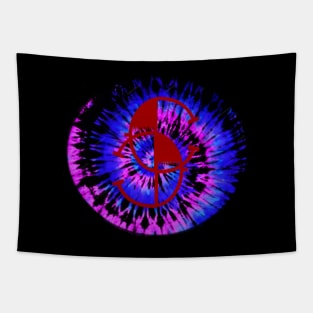 CC logo TYE-DYE Tapestry