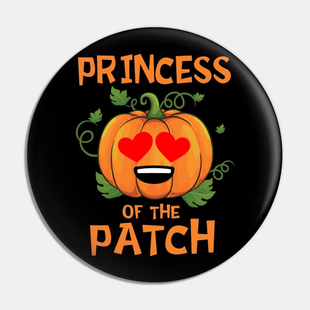 Pumpkin Princess of the Patch Thanksgiving and Halloween Family Pin by Blink_Imprints10