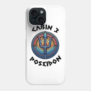 Cabin 3 Poseidon - CAMP half-blood V4 Phone Case