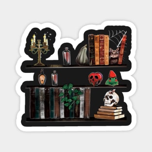 Autumn Halloween Bookshelf Magnet