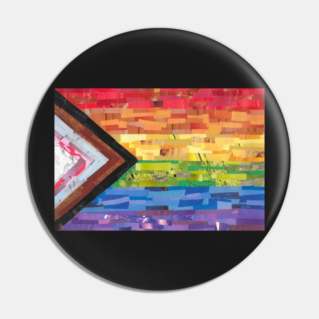 Inclusive Pride Flag Pin by cajunhusker