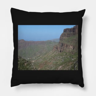 Long road on the mountain pass Tenerife Pillow