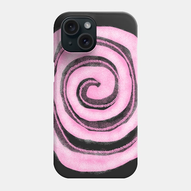 Pink Helix Phone Case by byLia