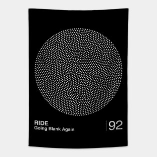 Ride / Minimalist Graphic Artwork Design Tapestry