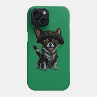 Cartoonish Chihuahua Pirate Phone Case