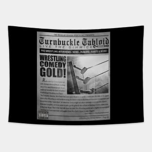 Turnbuckle Tabloid Vintage News Tapestry