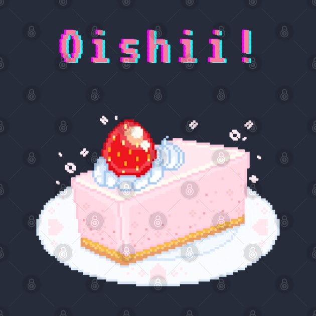 Kawaii Pixel Oishii Dream Dessert (strawberry mousse) by OMC Designs