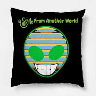 a smile from another world Pillow