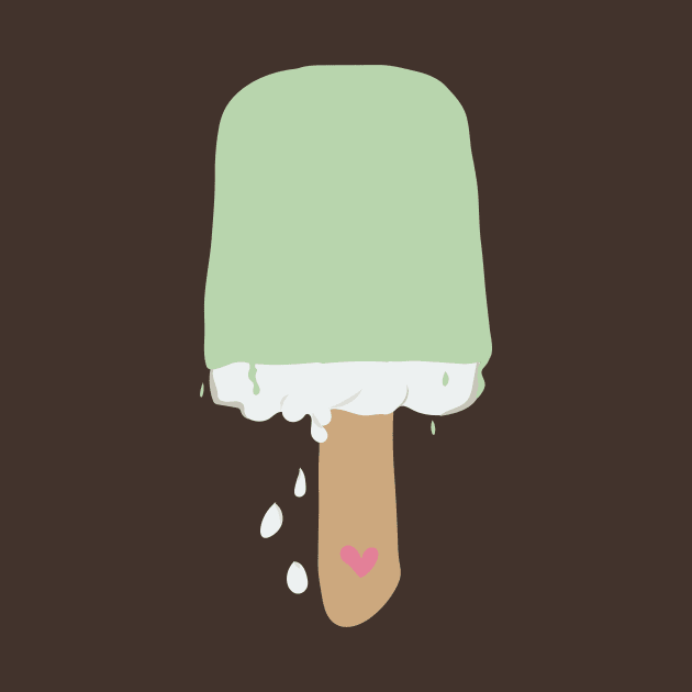 Melted Mint Ice Cream by SarahTheLuna