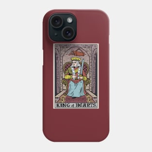 King of Hearts Tarot Card Valentines Day Phone Case