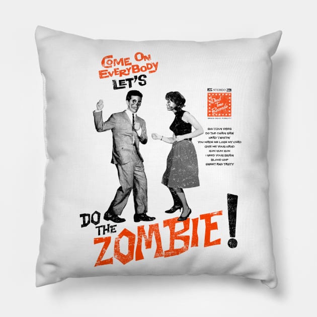 Do The Zombie! Pillow by victorcalahan