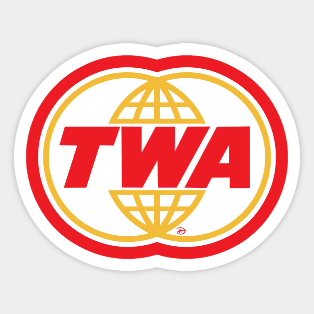 TWA - Classic - Flight - Sticker