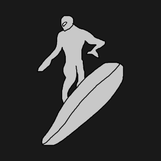 Poorly Drawn Silver Surfer T-Shirt