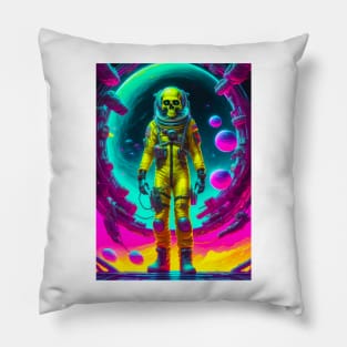 Skull Spaceman Pillow