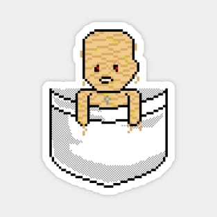 Pixel Pocket Mummy Magnet