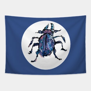 Watercolor Beetle Tapestry