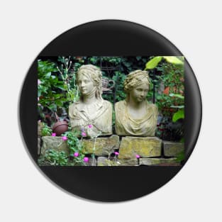 Two women in the garden Pin