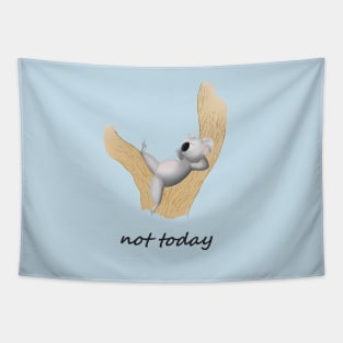 lazy koala: not today! Tapestry