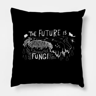 Permafrost Climate Change "The Future Is Fungi" Pillow