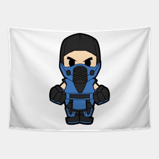 Sub Zero Mortal Kombat Chibi Tapestry