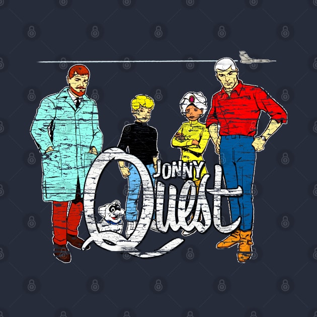 Jonny Quest - weathered board distressed by woodsman