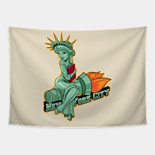 New York City Badge Tapestry