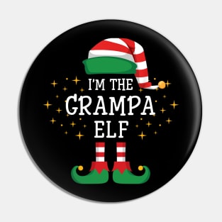 I'm The Grampa Elf Matching Family Christmas Pajama Pin