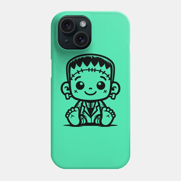 Baby Frankenstein Phone Case by KayBee Gift Shop