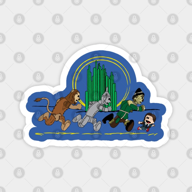 Lets see the Wizard! Magnet by Leidemer Illustration 