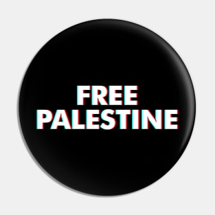 Free Palestine - Palestinian Flag Shows Their Freedom Pin