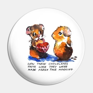 Guinea Pig Valentine Pin