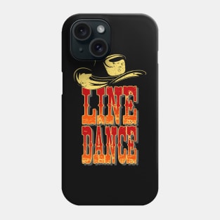 Line Dance Western Dance Logo Phone Case