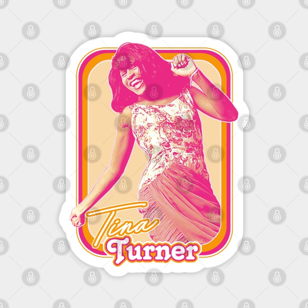 Tina Turner ///// 60s Style Retro Fan Art Design Magnet by DankFutura