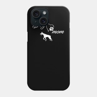 Dog Mom Doberman Phone Case