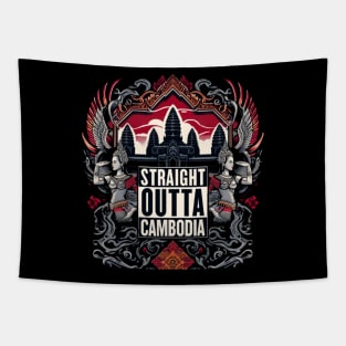 Straight Outta Cambodia Tapestry