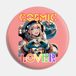 Kawaii, Anime Girl, Cosmic Lover | Catsie Cat Pin