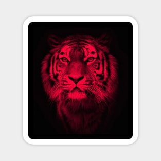 Tiger Red Head 04 Magnet