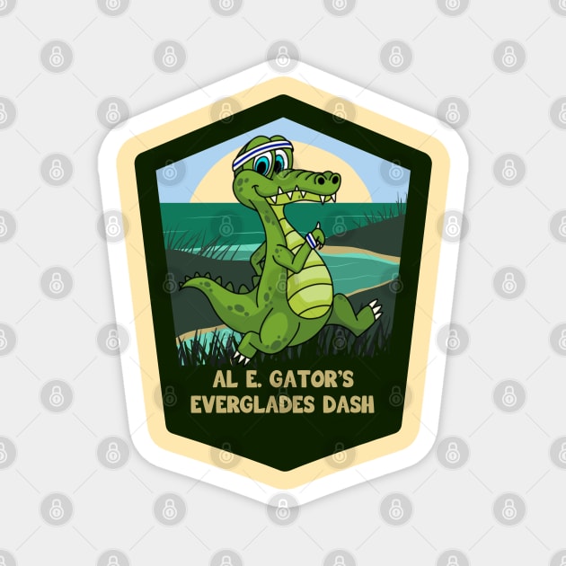 Everglades Dash Magnet by The Periodic Table Dancer 