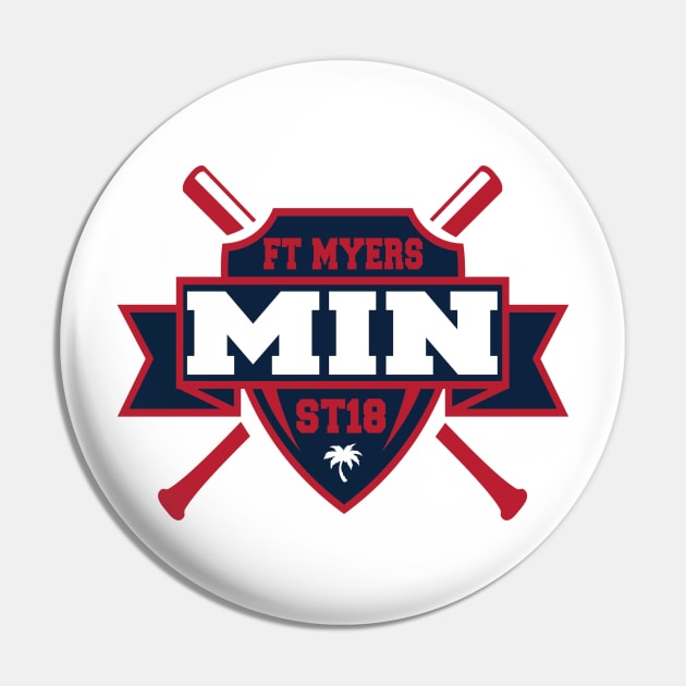 Fort Myers, Florida Spring Baseball Pin by OffesniveLine