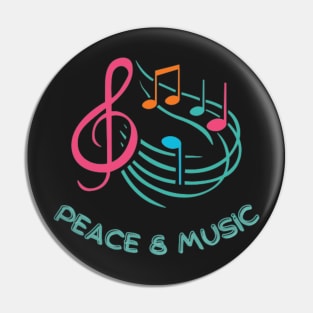 Peace & Music - International day of Peace Pin