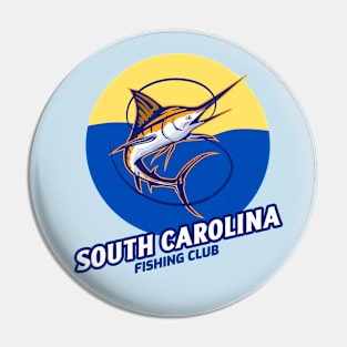 South Carolina Fishing Pin