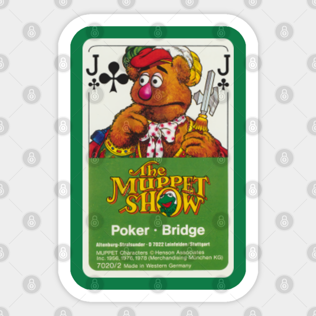 THE MUPPET POKER BRIDGE - Muppet - Sticker